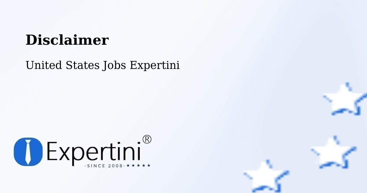 Disclaimer – Gresham - United States Jobs Expertini